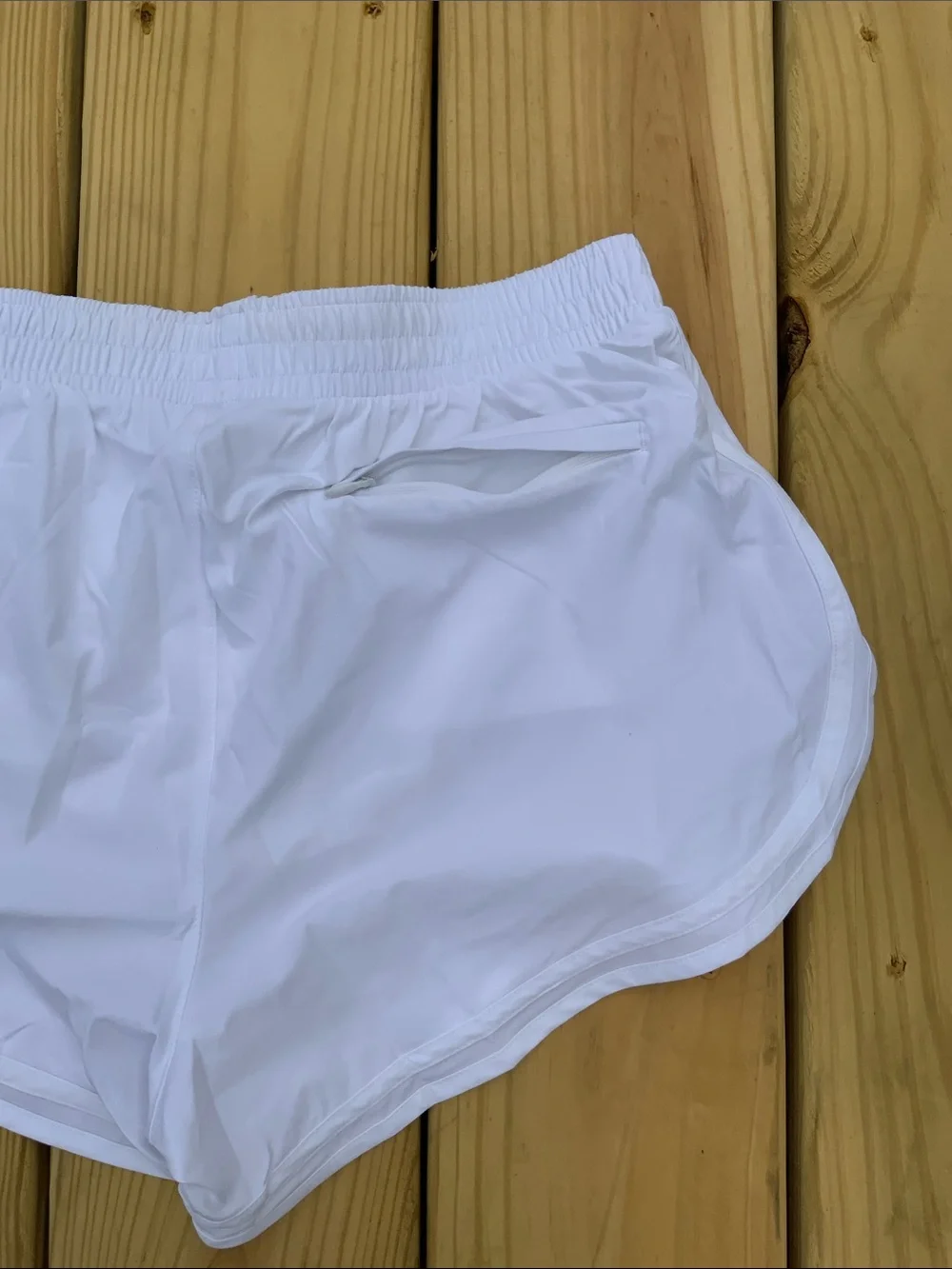 NWT Champion White Varsity Shorts With Built In Liner 3.5” Inseam Size Medium